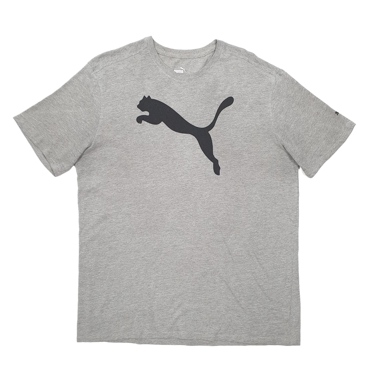 Puma Short Sleeve T Shirt Grey