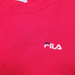 Womens Black Fila  Crewneck Jumper