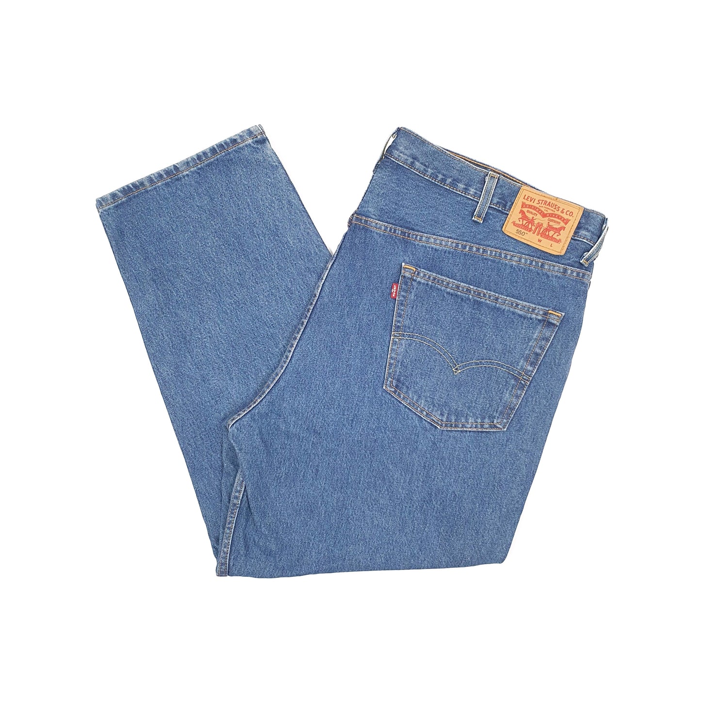 Levis 550 Relaxed Fit Jeans W48 L29 Blue