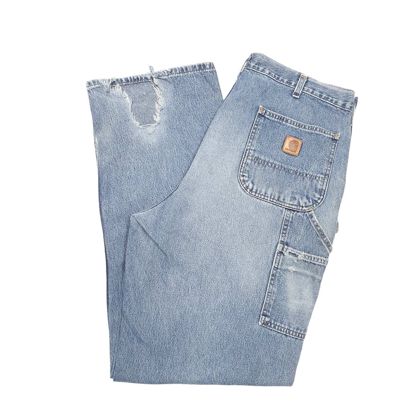 Mens Blue Carhartt  Carpenter JeansW38 L34