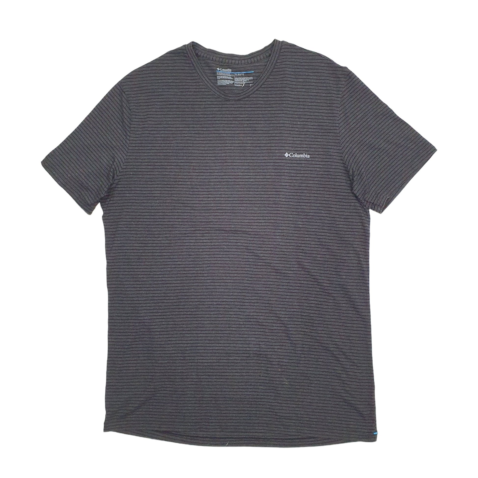 Mens Grey Columbia Sportswear  Short Sleeve T Shirt