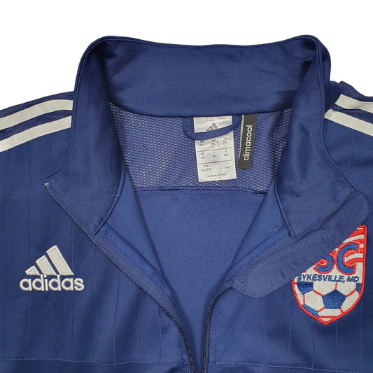 Mens Navy Adidas FSC Skyeville Football Climacool Full Zip Jumper