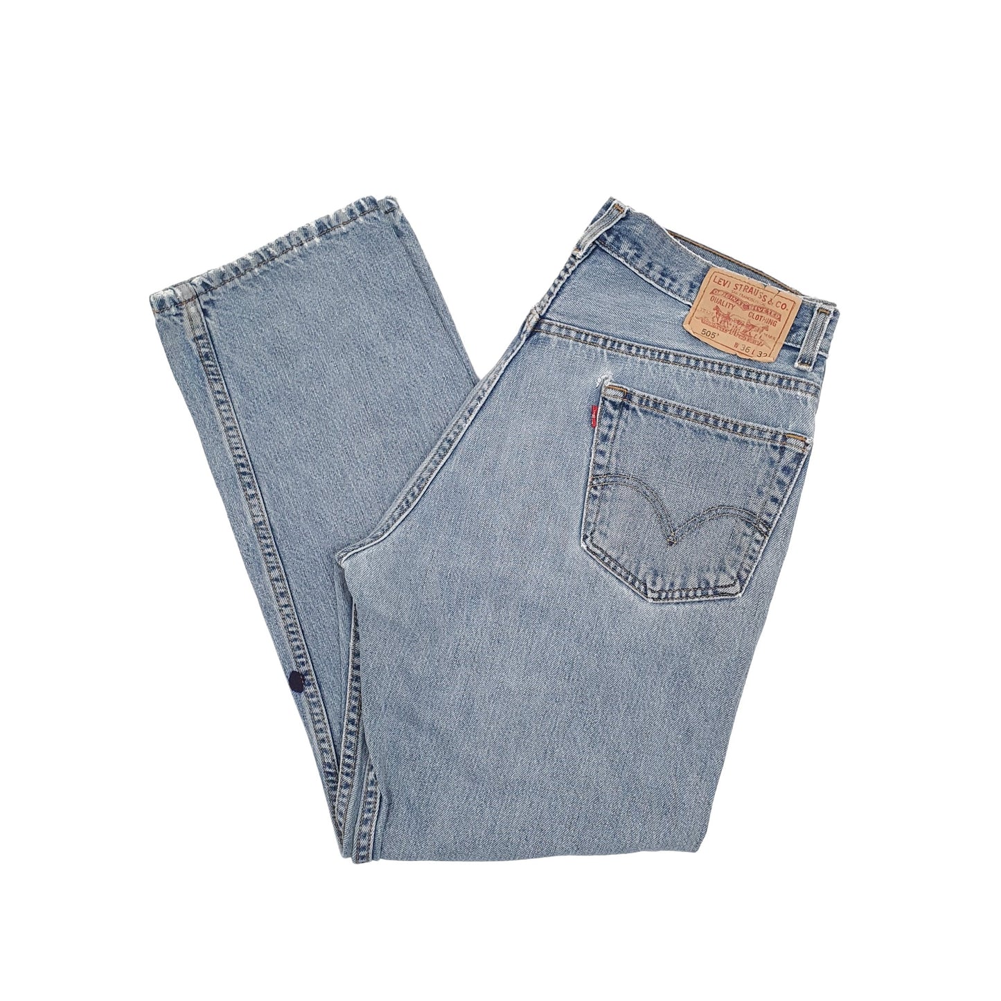Levis 505 Regular Fit Jeans W36 L32 Blue