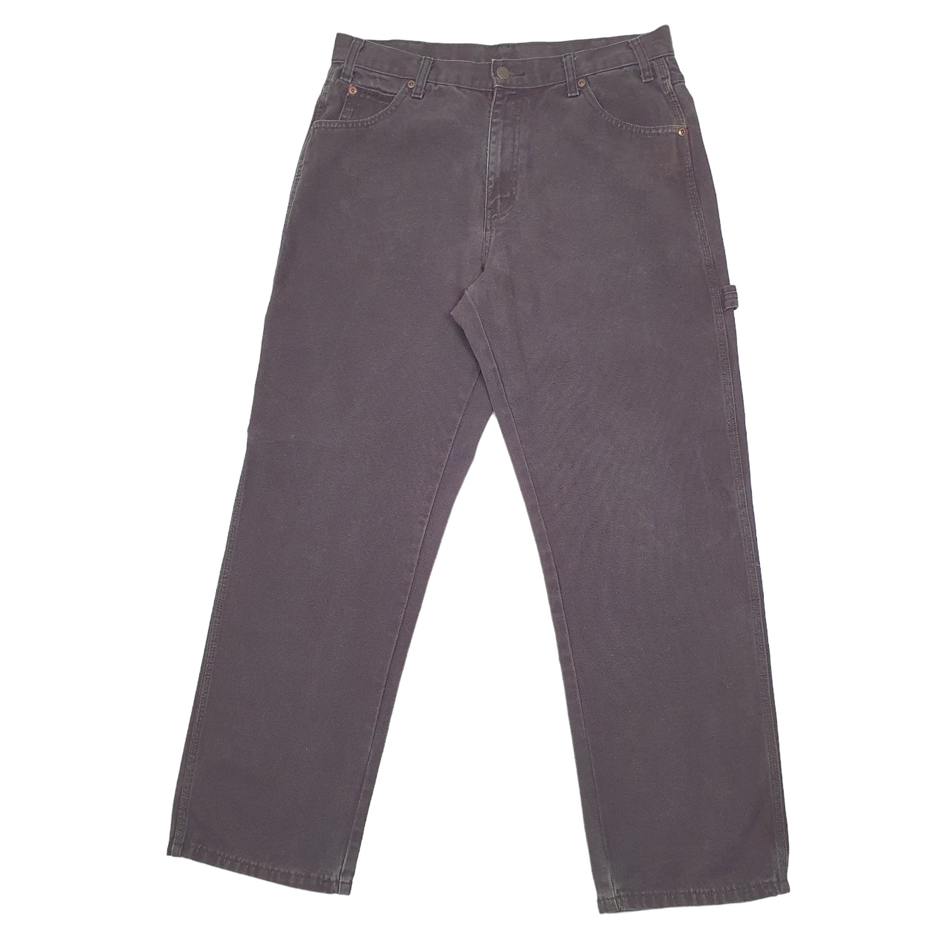 Mens Black Dickies  Carpenter Trousers