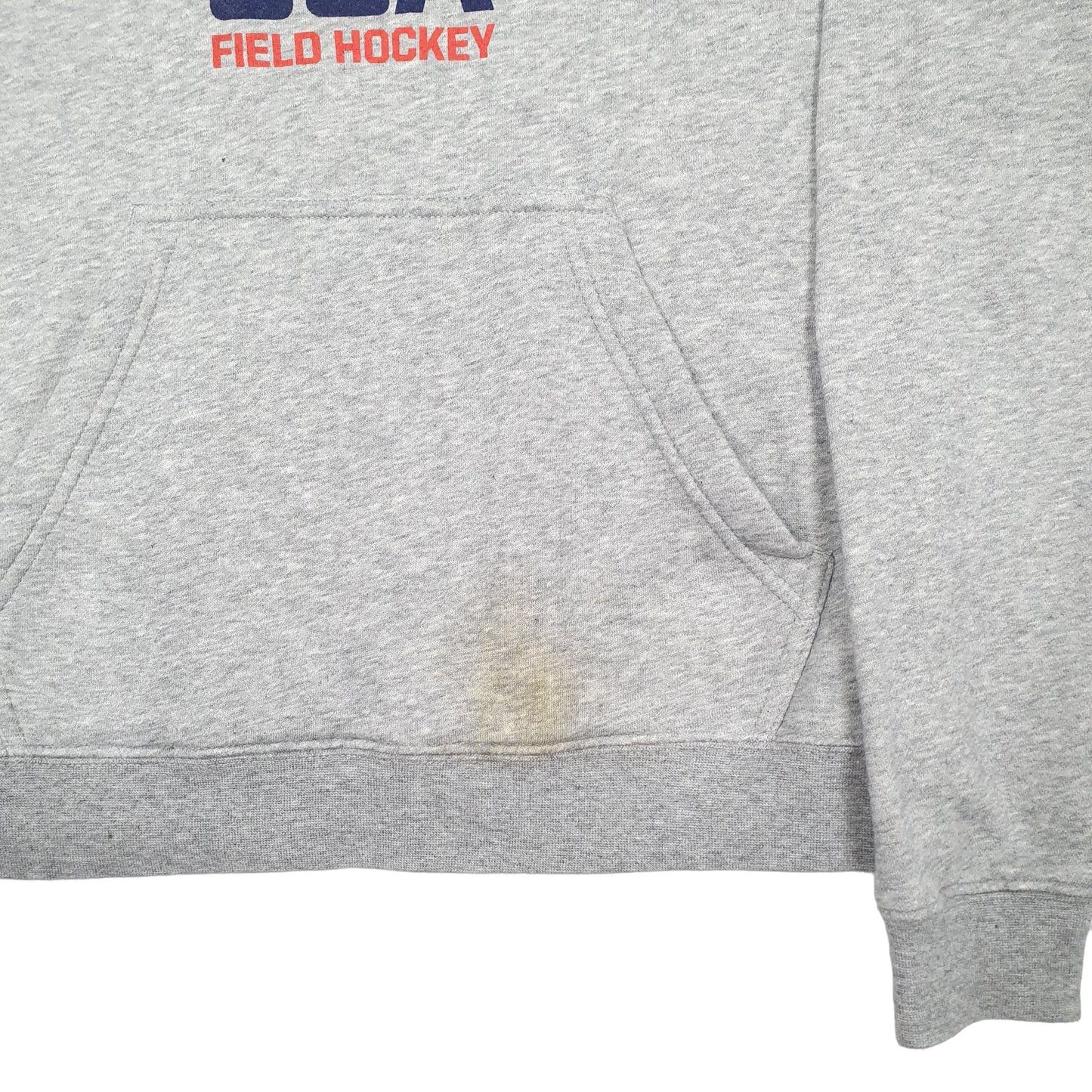 Womens Grey Nike USA College Field Hockey Hoodie Jumper