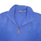 Mens Blue Polo Ralph Lauren  Quarter Zip Jumper