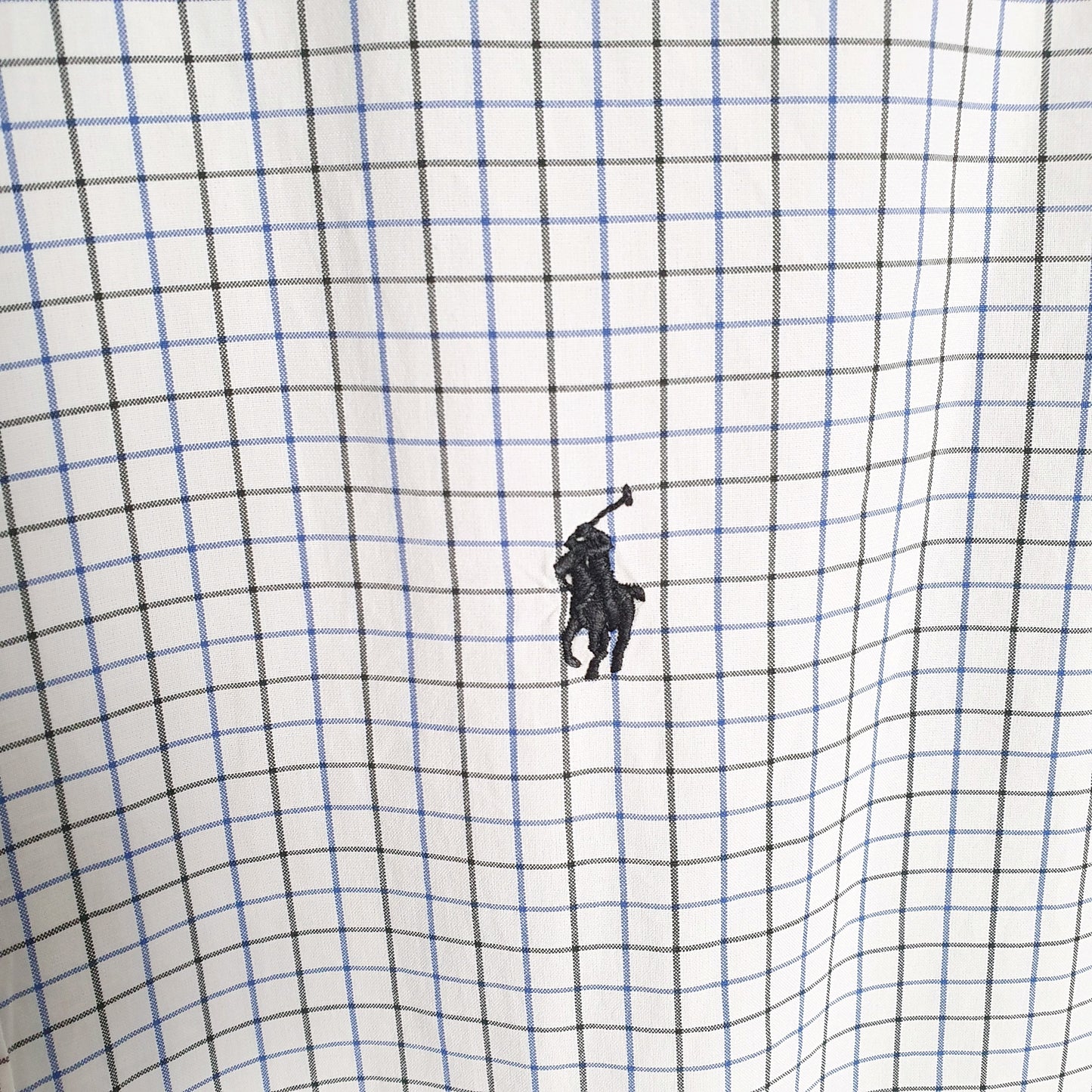 Ralph Lauren Long Sleeve Custom Fit Check Shirt White