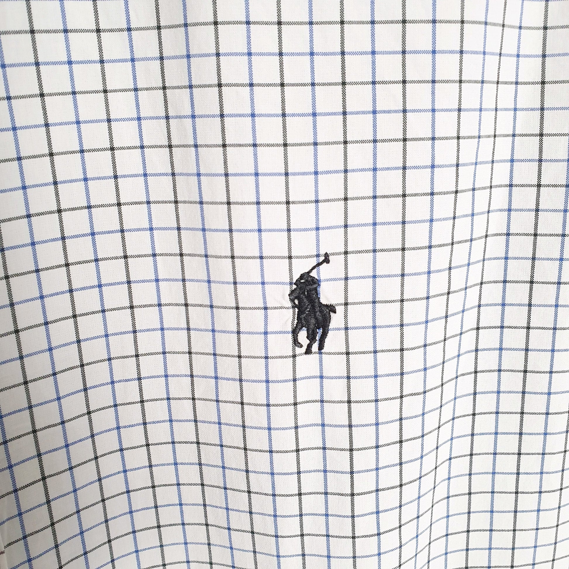 Ralph Lauren Long Sleeve Custom Fit Check Shirt White