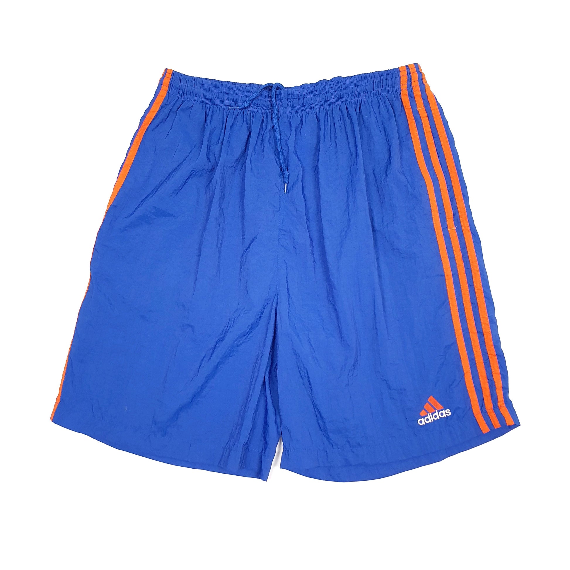 Adidas Vintage Blue Sport Shorts W34 Blue