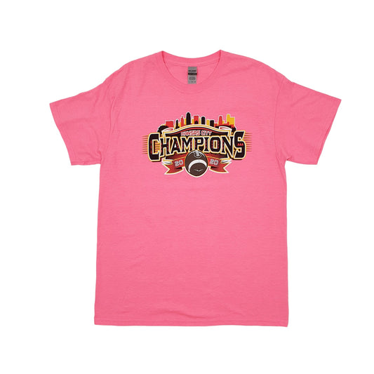 Gildan American Football Kansas City Short Sleeve T Shirt Pink