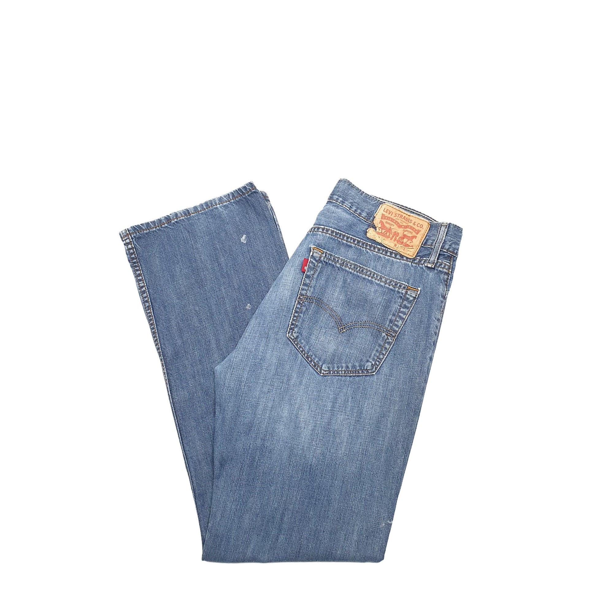 Levis 527 Bootcut Fit Jeans W32 L30 Blue