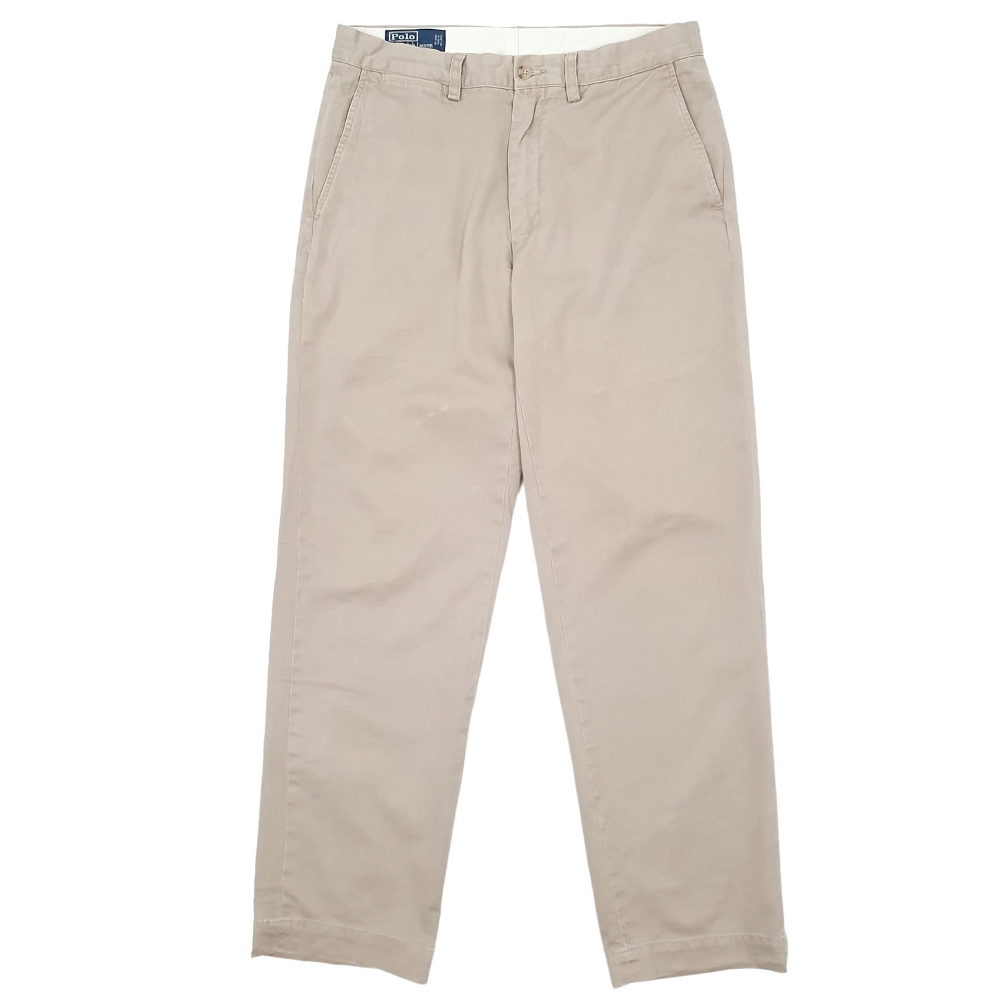 Mens Polo Ralph Lauren Preston Beige Chino Trousers W32 L32 Beige