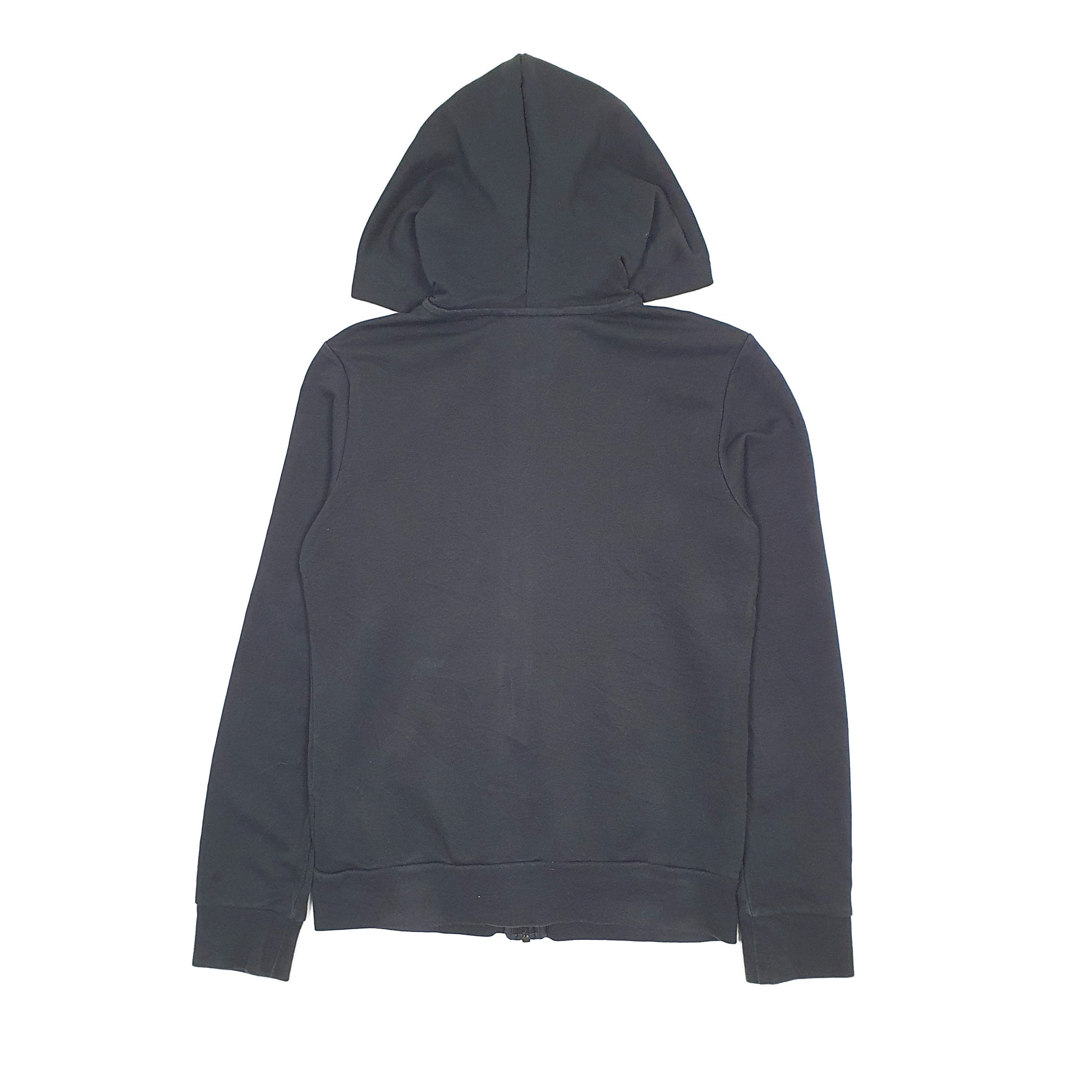 Womens Black Adidas Hoodie Full Zip Jumper