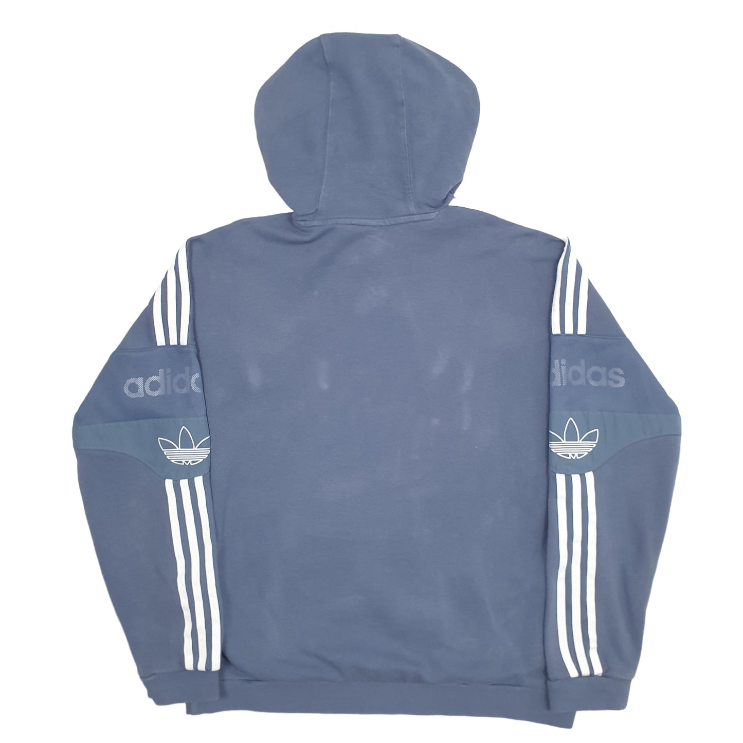 Mens Blue Adidas  Hoodie Jumper