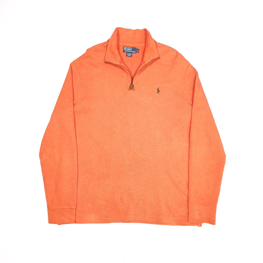 Orange Polo Ralph Lauren Quarter Zip Jumper