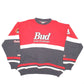 Mens Red Chase Authentics Budweiser Beer Nascar Bud Racing Crewneck Jumper