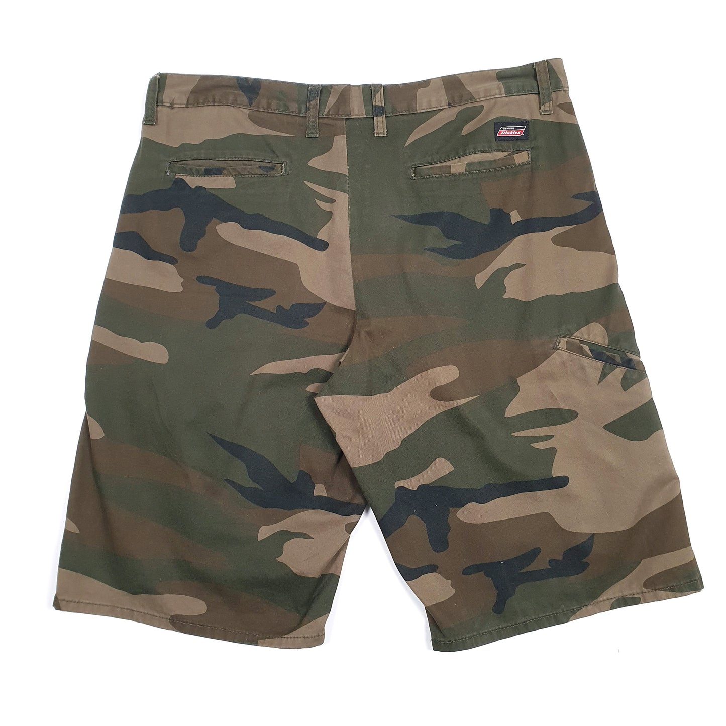 Dickies Camouflage Green Chino Shorts W38 Green