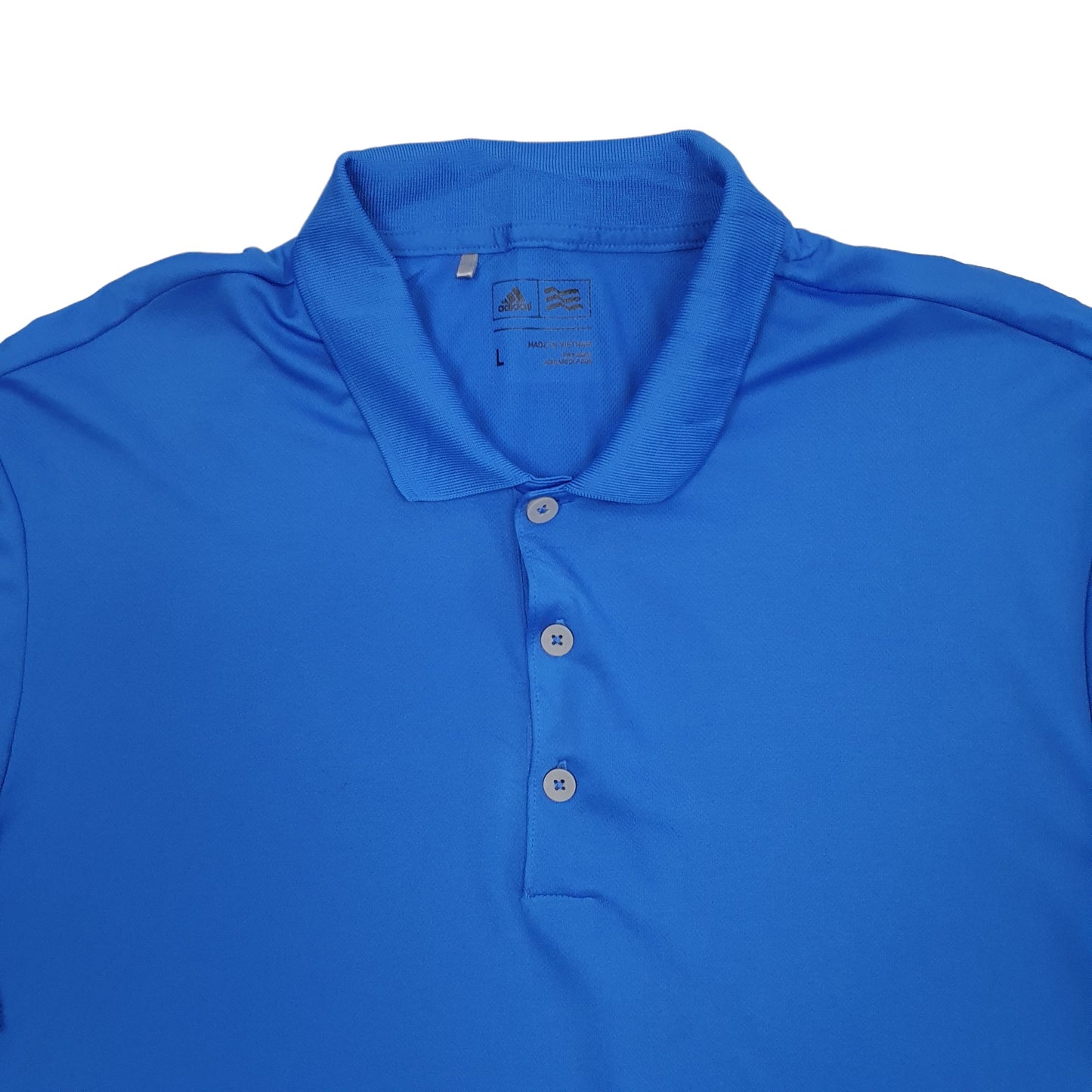 Adidas Golf Short Sleeve Polo Shirt Blue