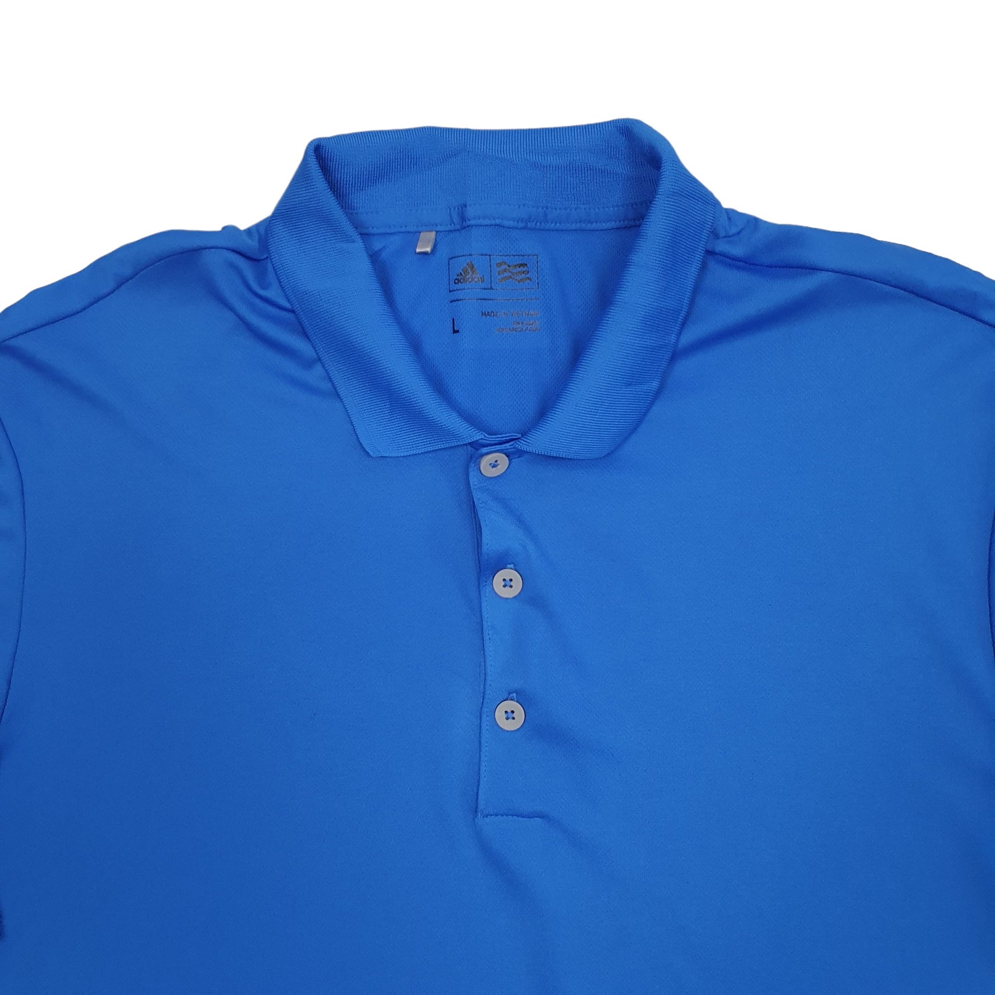 Adidas Golf Short Sleeve Polo Shirt Blue