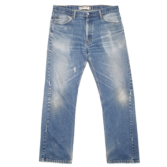 Mens Blue Levis  505 JeansW38 L34