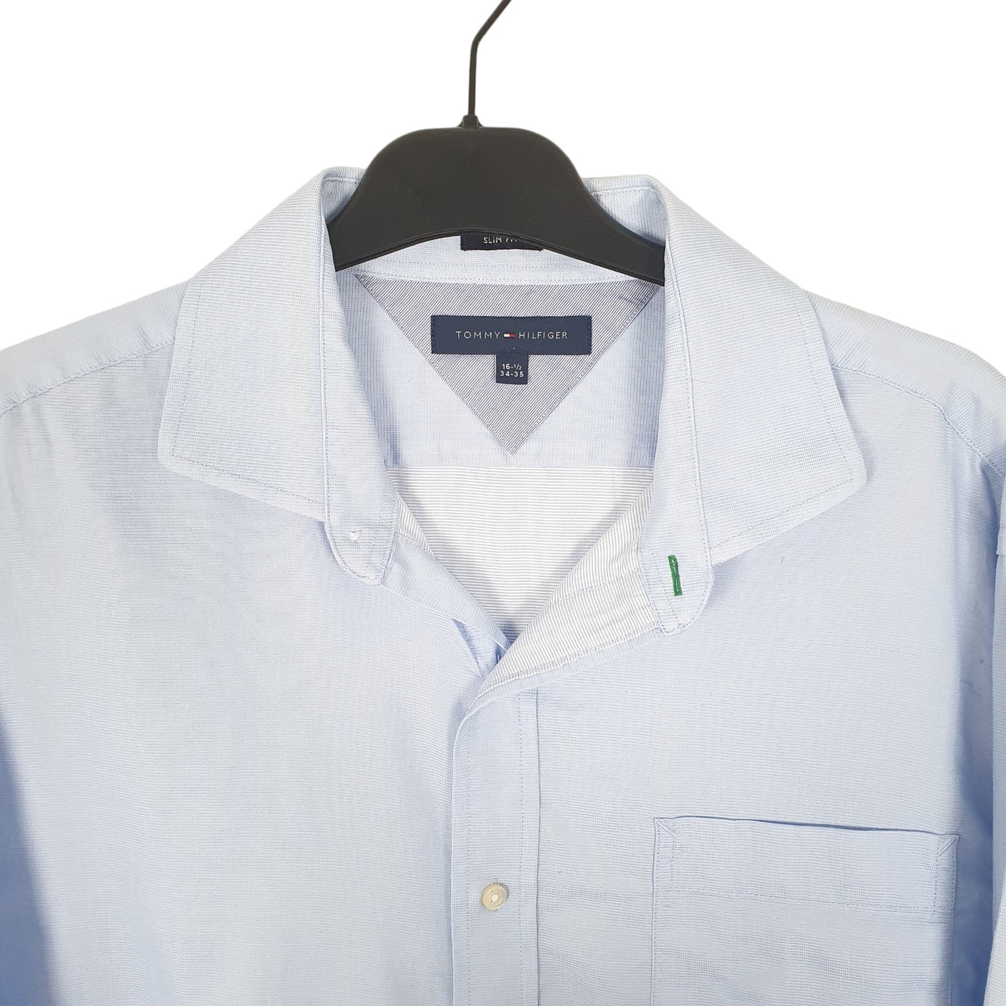 Tommy Hilfiger Long Sleeve Slim Fit Shirt Blue