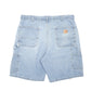Mens Blue Carhartt Carpenter Workwear Denim Shorts