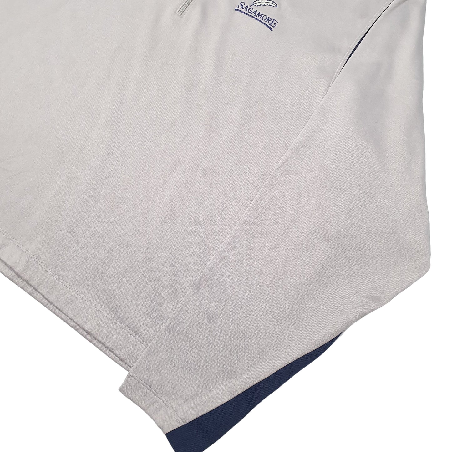 Mens Grey Nike  Quarter Zip Jumper