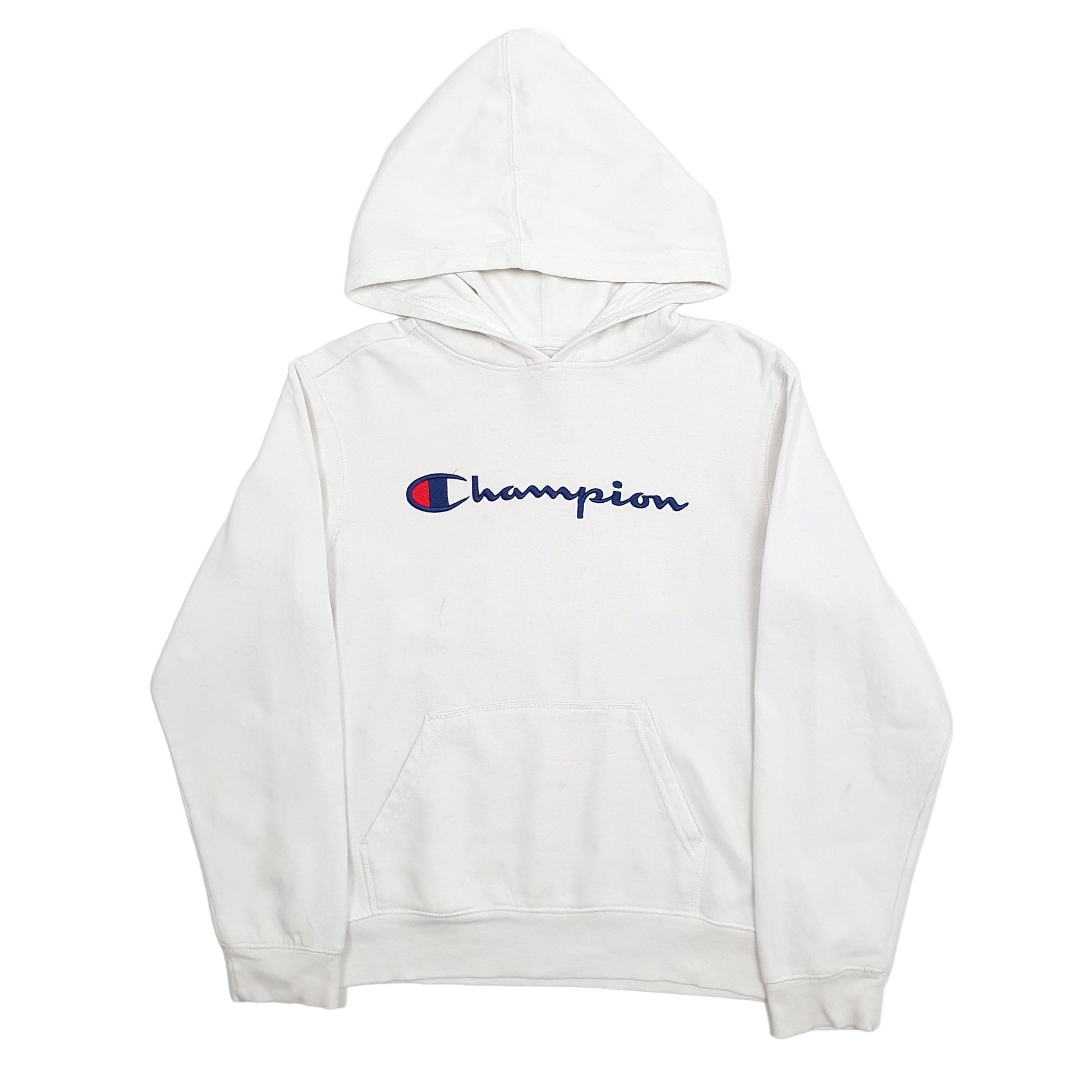 Womens White Champion  Hoodie Jumper