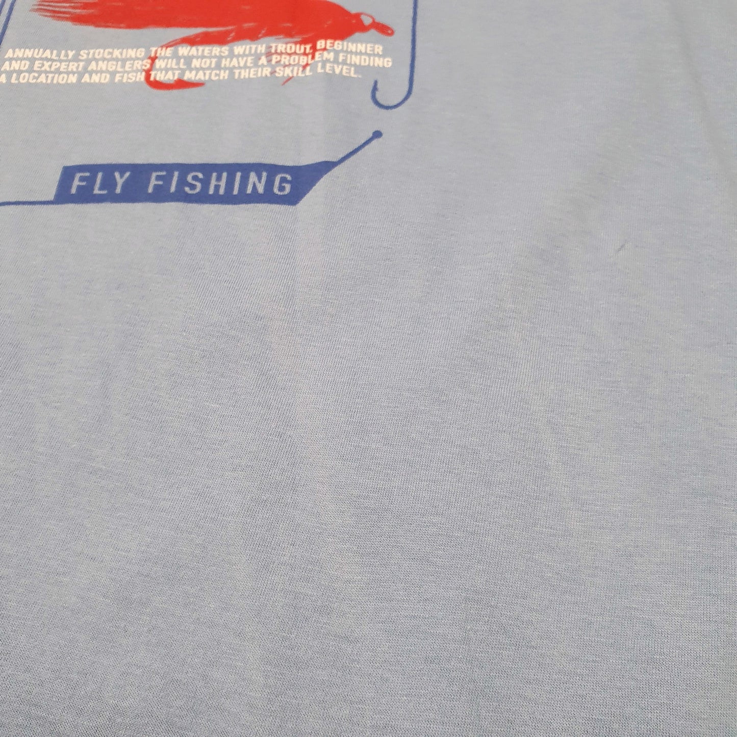 Mens Blue Columbia Sportswear Performance Fishing Gear PFG Short Sleeve T Shirt