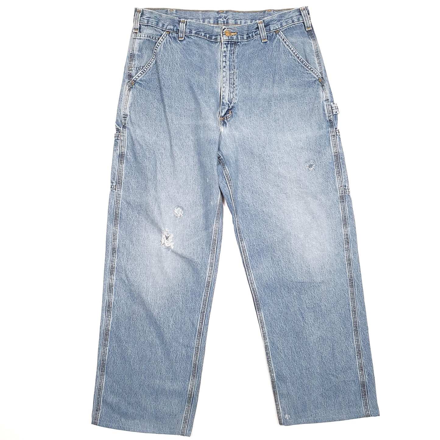 Carhartt Casual Loose Fit Carpenter Jeans W36 L28 Blue