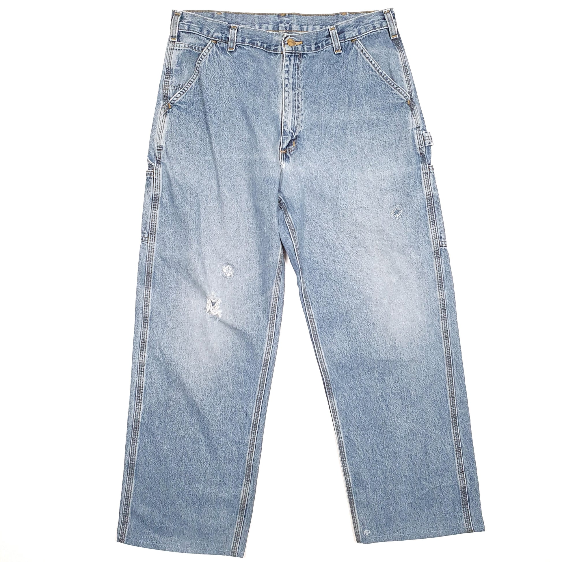 Carhartt Casual Loose Fit Carpenter Jeans W36 L28 Blue