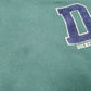 Mens Green Dickies Letterman Work Wear Crewneck Jumper