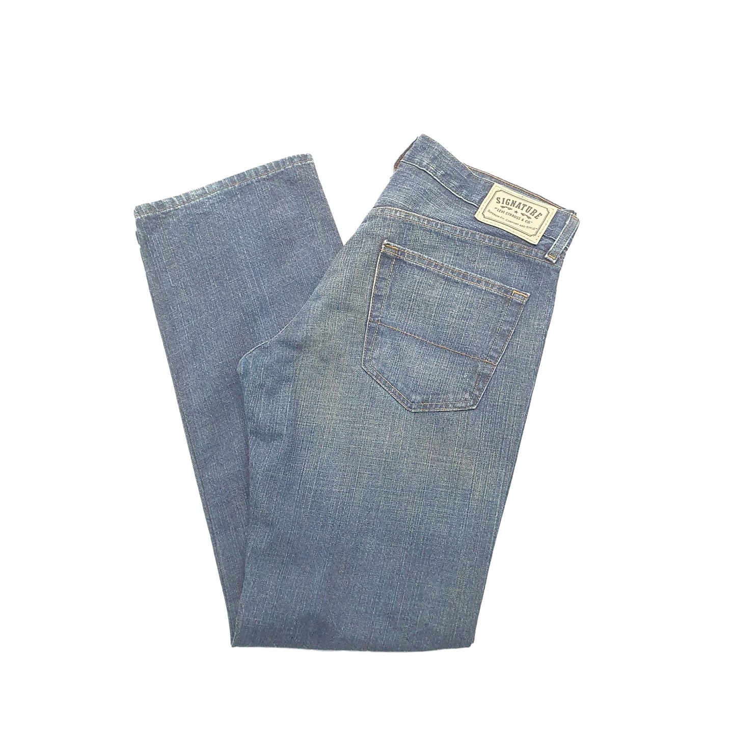 Levis Signature Regular Fit Jeans W32 L32 Blue