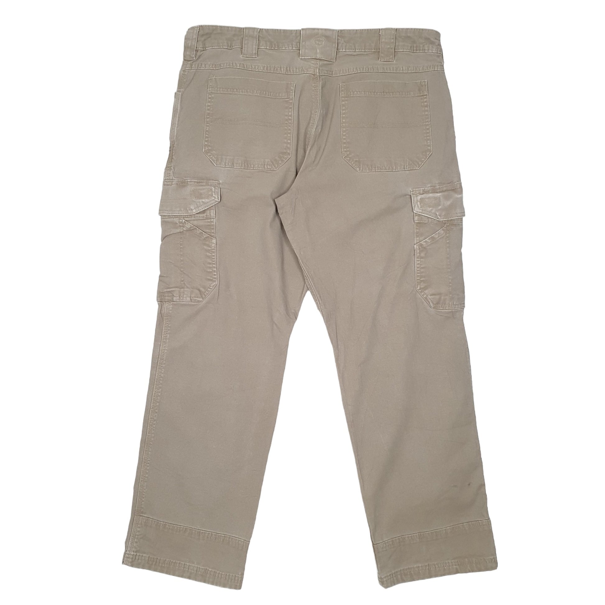 Mens Beige Lincoln Outfitters Combat Pants Cargo Trousers