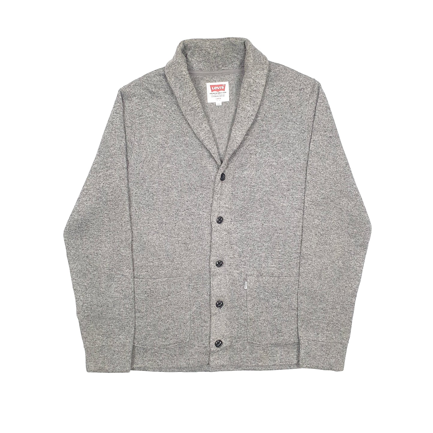 Levis Cardigan Fleece M Grey
