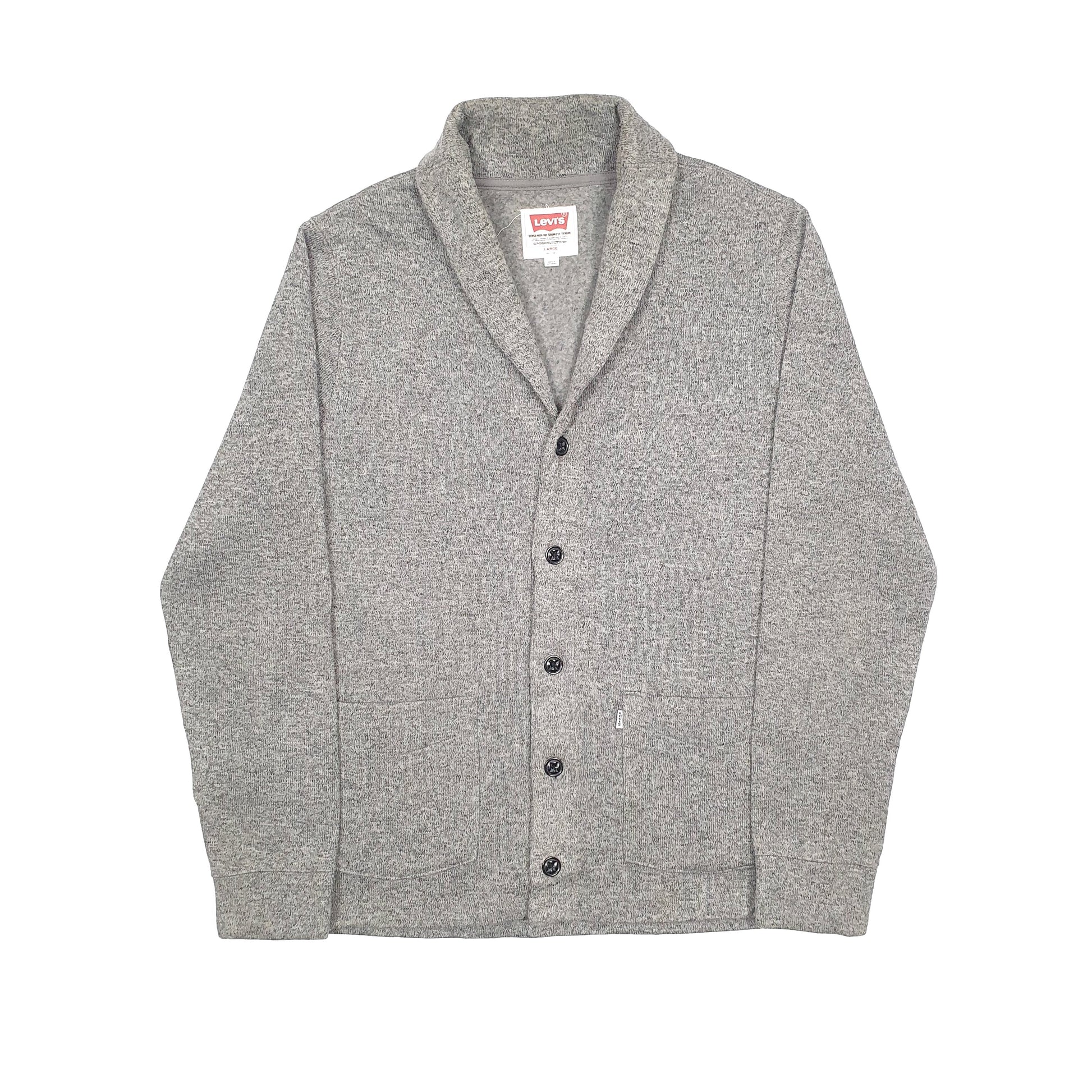 Levis Cardigan Fleece M Grey