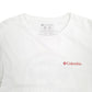Mens White Columbia Sportswear  Short Sleeve T Shirt
