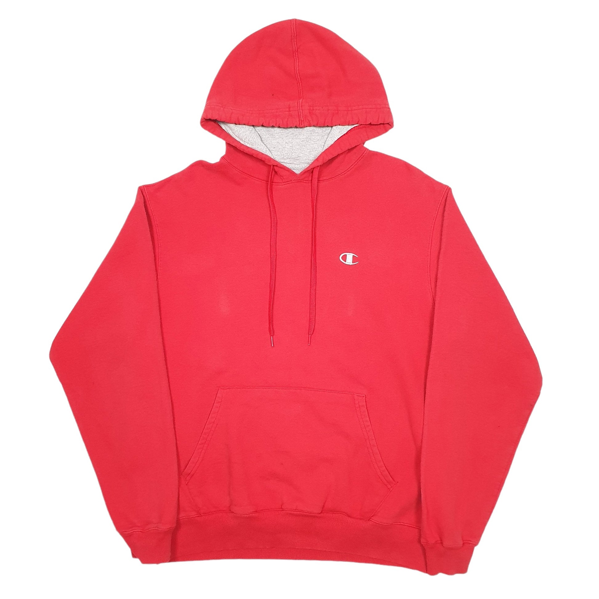 Mens Red Champion  Hoodie Jumper