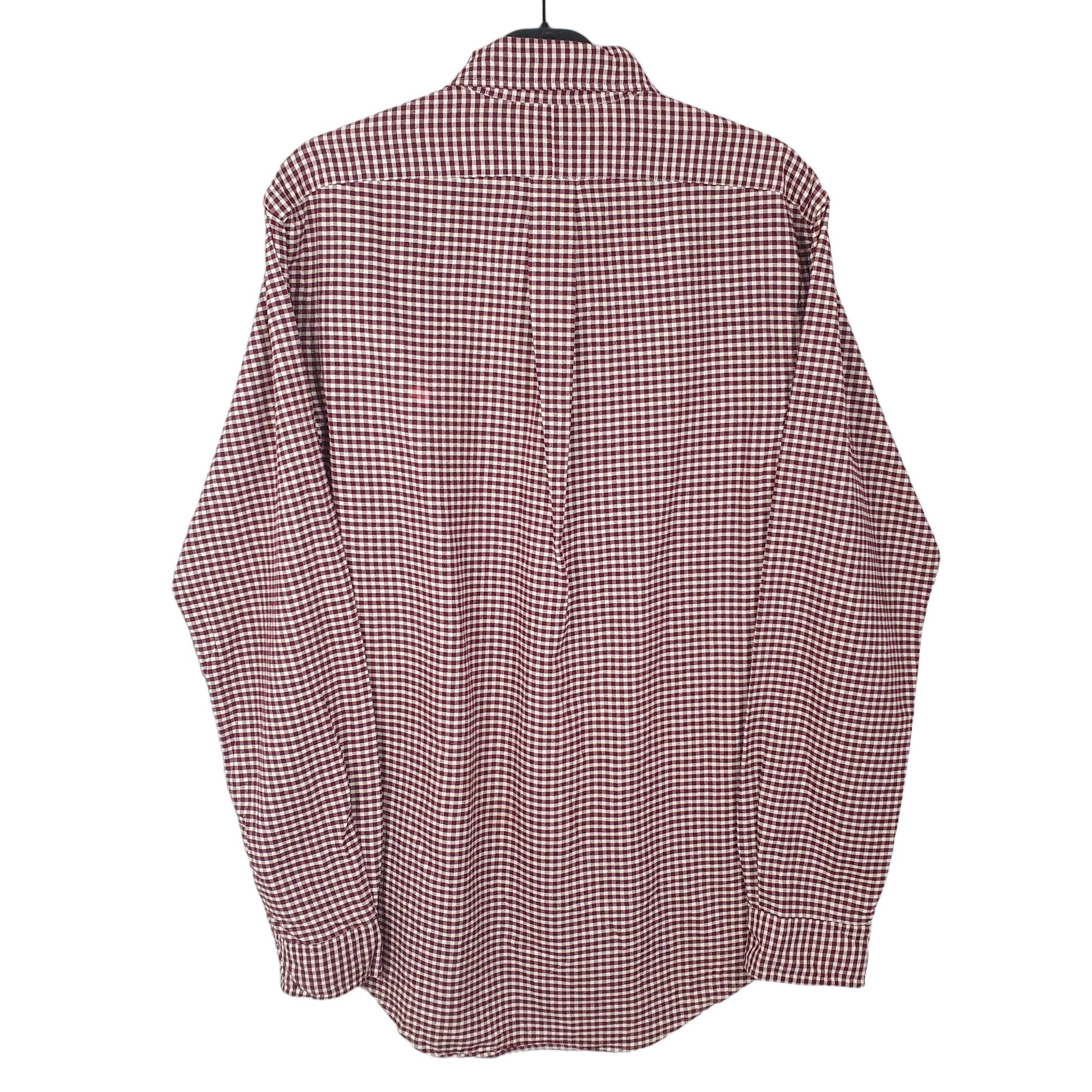 Mens Burgundy Ralph Lauren  Long Sleeve Shirt