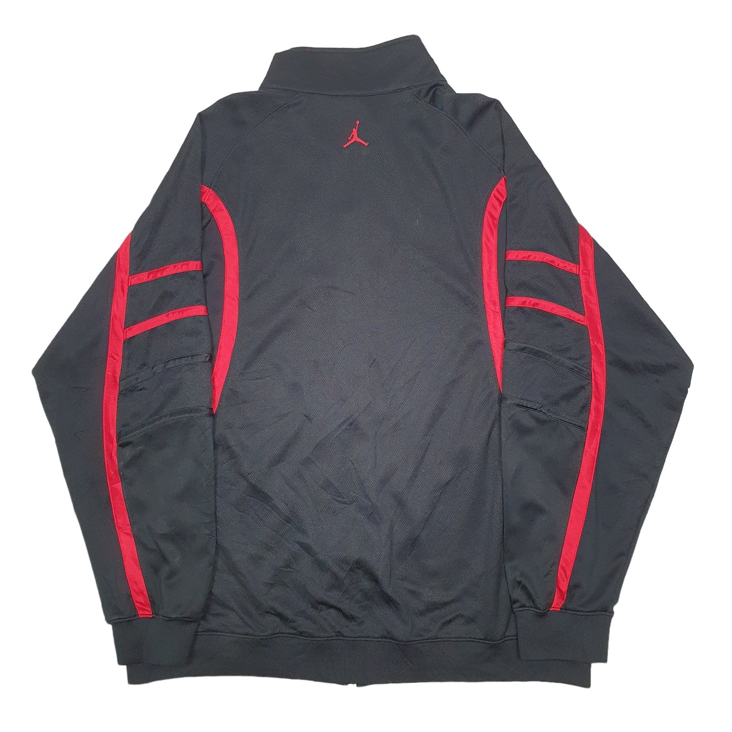 Mens Black Nike Jordan Jordan Jumpman 23 Chicago Bulls Basketball Full Zip Jumper