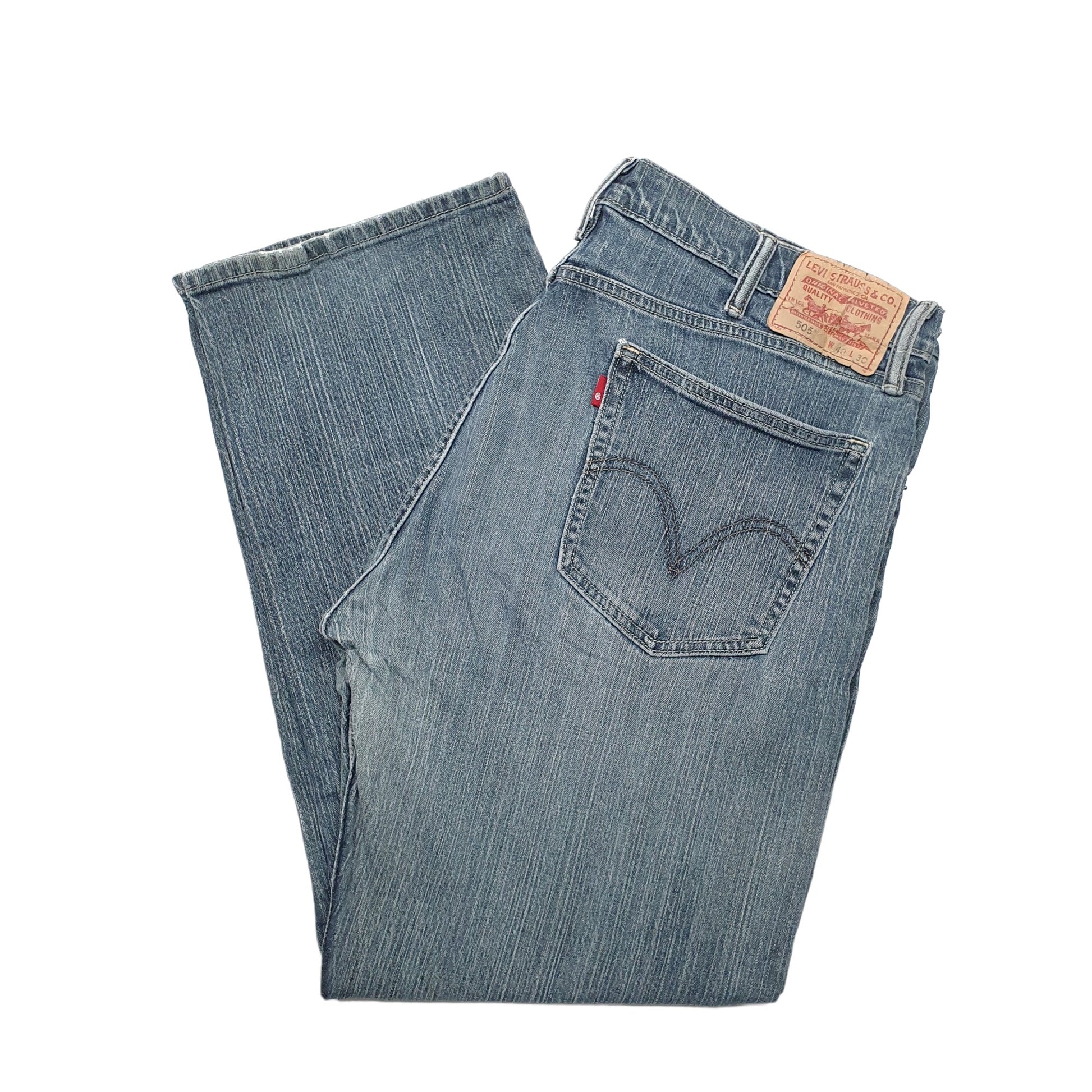 Levis 505 Regular Fit Jeans W40 L30 Blue