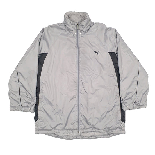 Mens Puma Puffer Jacket Grey