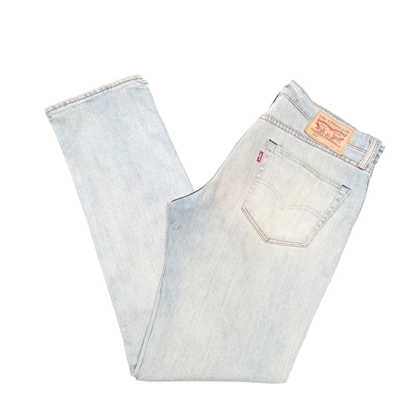 Mens Blue Levis  511 JeansW34 L32