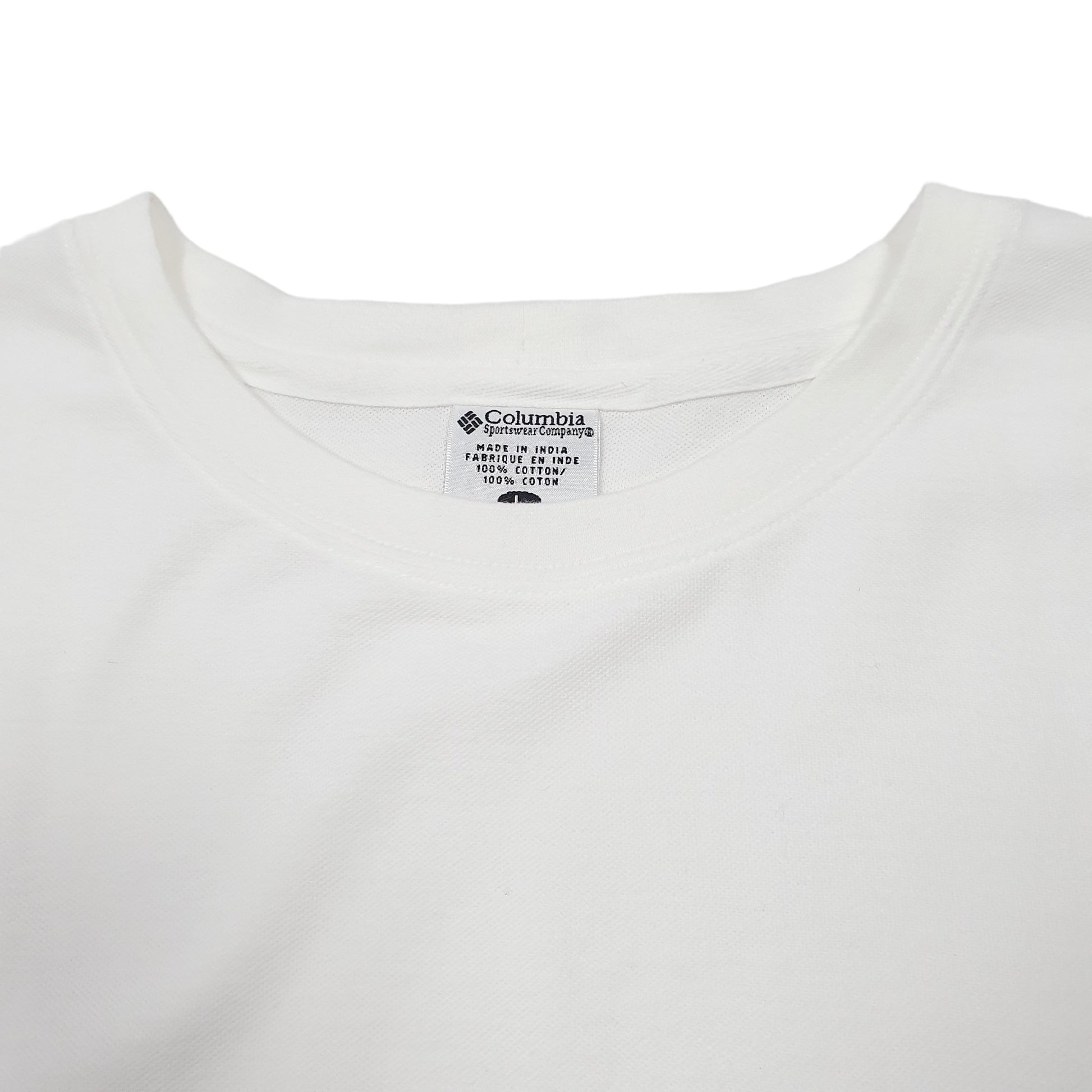 Mens White Columbia Sportswear Pocket Short Sleeve T Shirt