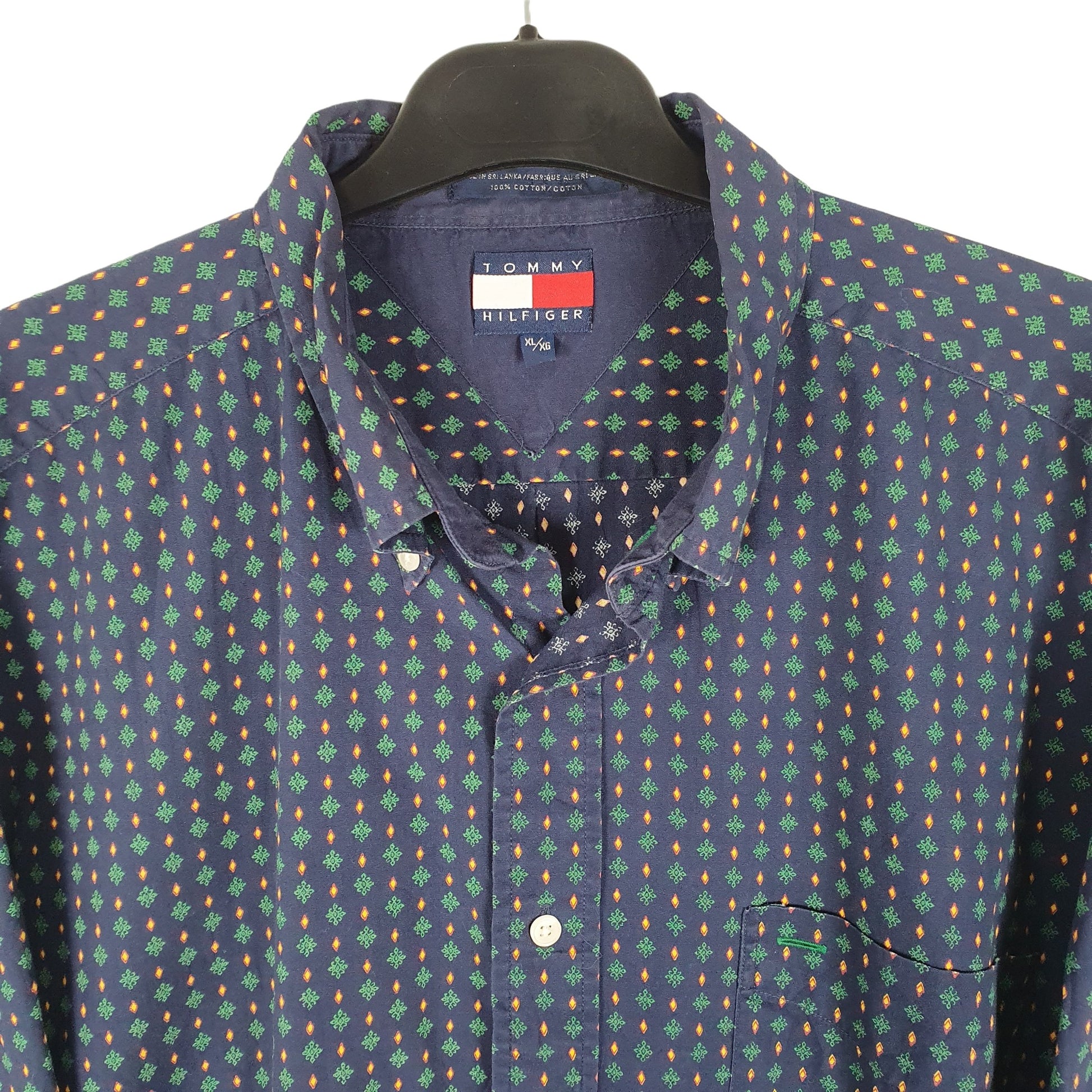 Tommy Hilfiger Long Sleeve Regular Fit Shirt Navy