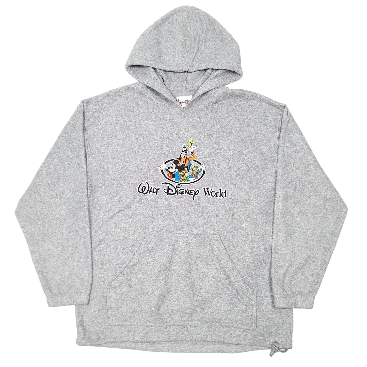 Mens Grey Disney World Mickey Donald Goofy Hoodie Jumper