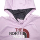 Womens Purple The North Face Spellout Hoodie Jumper