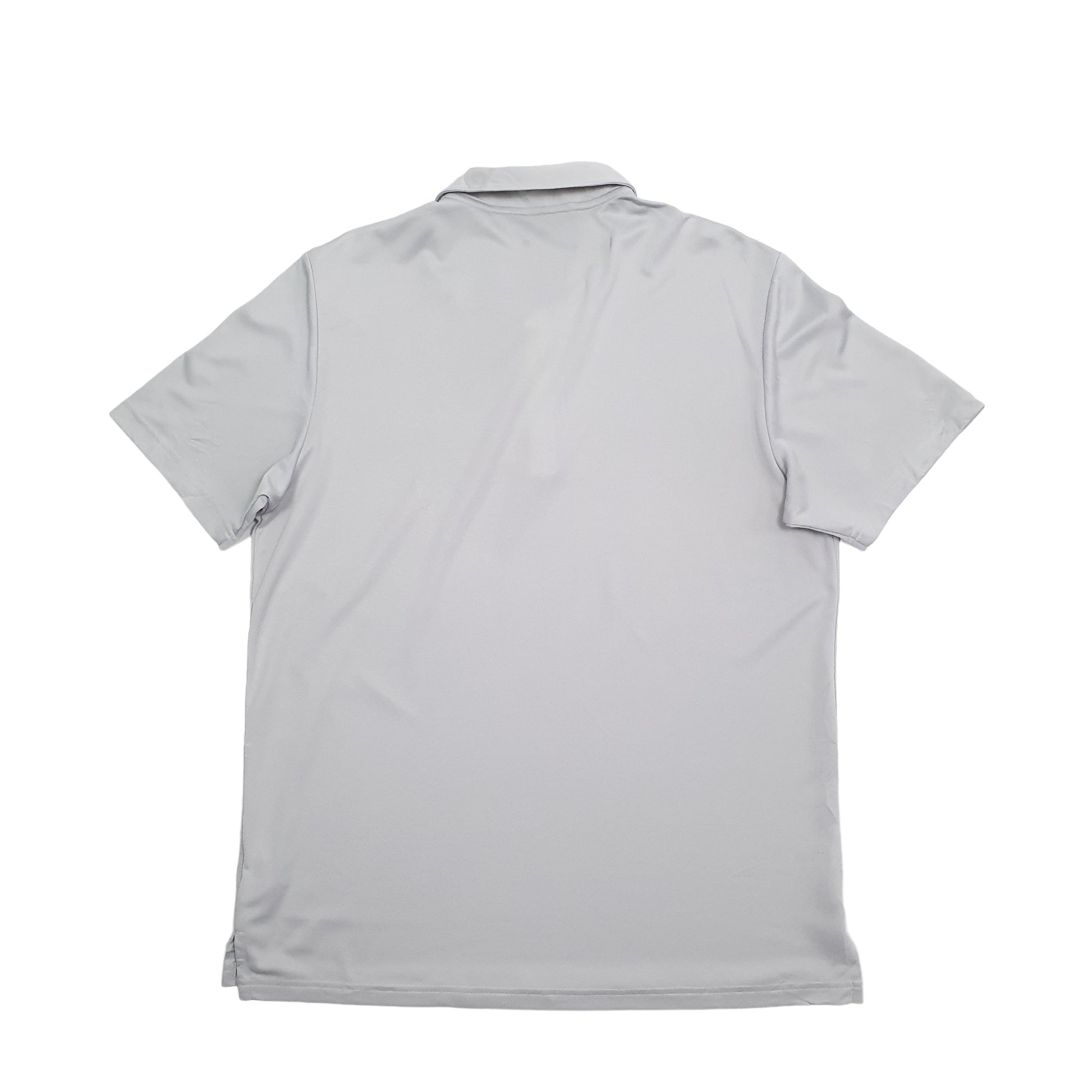 Adidas Short Sleeve Polyester Polo Shirt Grey