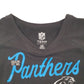 Womens Black NFL Carolina Panthers Football Crewneck Jumper