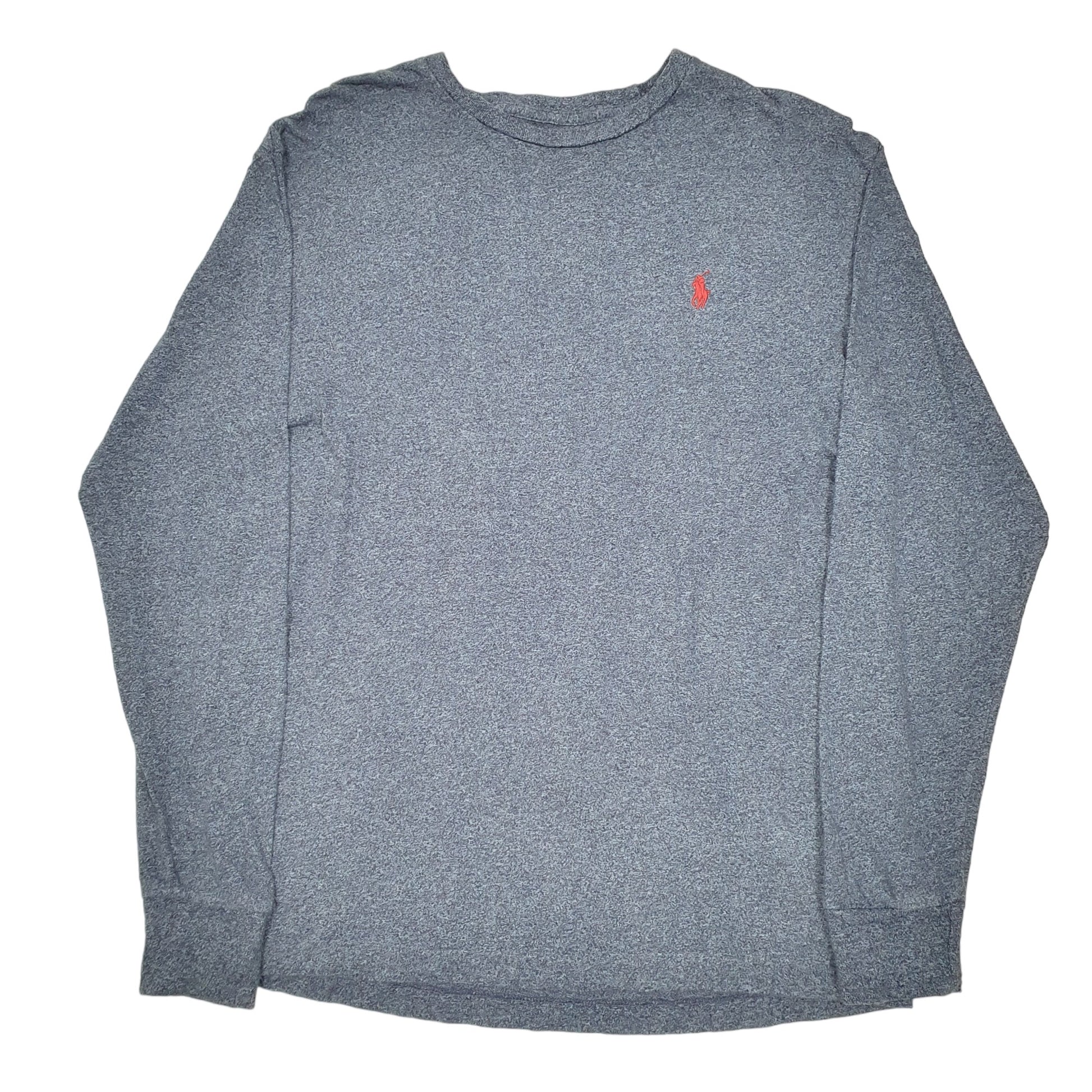 Mens Blue Polo Ralph Lauren Polo Long Sleeve T Shirt